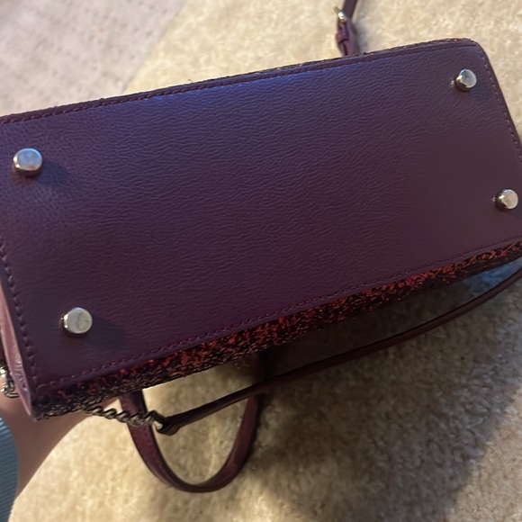 Red Glitter Kate Spade Dome Purse - Picture 6 of 6